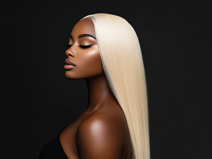 Elegance Straight Brazilian Virgin Blonde Hair